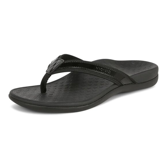 Vionic   Women's   TIDE   II   Toe   Post   Black   Flip   Flop   Sandals - Picture 2 of 12